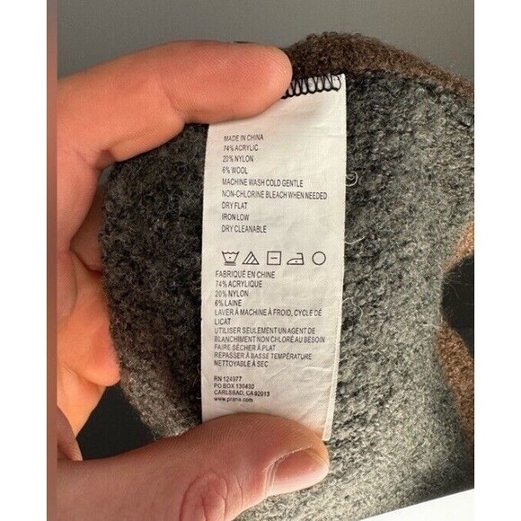 Prana Sweater Womens Medium Weathered Wood Alberta Reversible Open‎ Cardigan - Picture 13 of 13